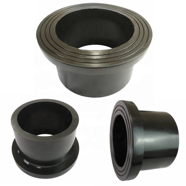 HDPE Pipes Fittings Stub 200mm Electro Fusion HDPE Flange Adapter Long Neck HDPE Stub End Stub Flange Adaptor
